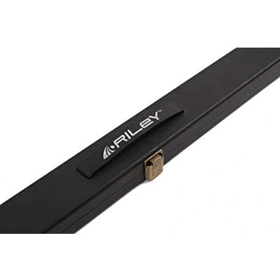 Imagen de Riley M3426 R Funda rígida para Taco de Billar 3/4 con Extensiones, Unisex, Negro, 3 Piece Cue