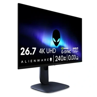 Imagen de Alienware 27 Monitor Gaming AW2725Q, 4K UHD (3840x2160), 240Hz, QD OLED, 0.03ms, NVIDIA G Sync Compatible, AMD FreeSync Premium Pro, HDR True Black 400, Dolby Vision, USB C, 3 Años de Garantía
