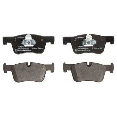 Imagen de DELPHI LP2285 Juego de pastillas freno preparado para indicador desgaste Chapa antichirridos sin accesorios BMW: 3 Touring, Berlina, 1 Hatchback