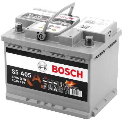 Imagen de BOSCH S5 0 092 S5A 050 Batería de arranque 12V 60Ah 680A B13 VOLKSWAGEN: Golf 7, Passat B8 Berlina, Arteon, BMW: 3 1 Hatchback, 5 Berlina