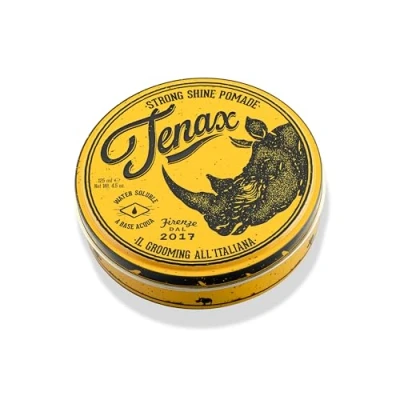 Imagen de Tenax Cera pelo hombre Fijación Fuerte, 125 ml, pomada a base de agua para un look con brillo y suavidad, moldeador húmedo o seco