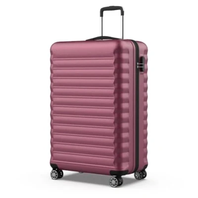 Imagen de NUMADA Maleta de Viaje Grande 25Kg Upfly 28&#039; ABS (75x49x29cm) con Cierre Combinación y 4 Ruedas Dobles 360 Resistente Ligera Interior Compartimentado Burdeos