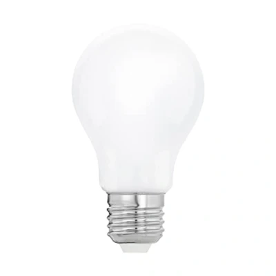 Imagen de Eglo LED E27, bombilla Milky, 7 vatios (equivalente a 60 vatios), 806 lúmenes, luz blanca cálida, 2700k, bulbo A60, Ø 6 cm