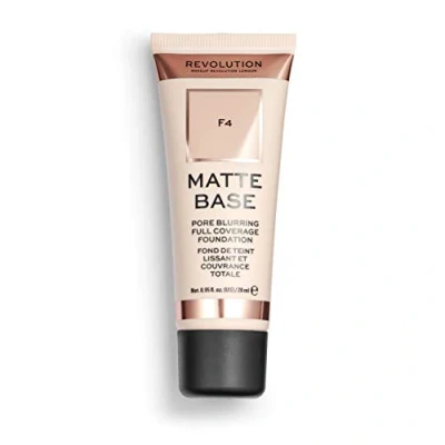 Imagen de Makeup Revolution, base mate, base, F4, 28 ml