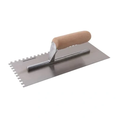 Imagen de Silverline Tools CB59 Llana Dentada para Adhesivo con Mango de Madera, 280 x 120 mm