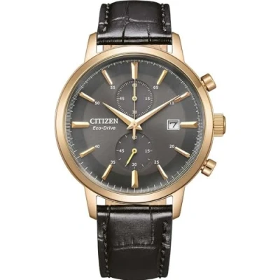 Imagen de CITIZEN Reloj Analógico para Hombres de Cuarzo con Correa en Cuero CA7067 11H