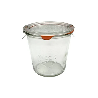 Imagen de Weck Tarro de 580 ml con tapa 100 mm, incluye juntas y clips