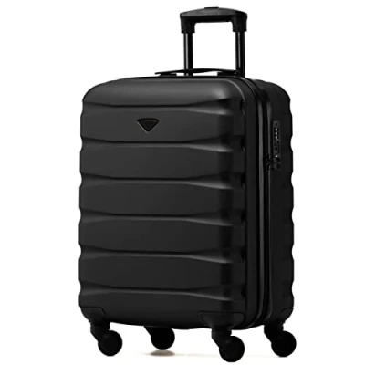 Imagen de Flight Knight Maleta Rigida Ligera de 4 Ruedas, Equipaje Mano Aprobado para Mas 35 Aerolineas como British Airways, easyJet y Tamano Maximo Lufthansa 55x40x23cm