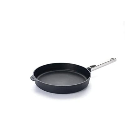 Imagen de Woll Diamond Logic XR Pro Sartén (inductiva, diámetro de 28 cm, 5 cm alto, con mango acero inoxidable extraíble, apta para todo tipo cocinas, aluminio fundido, revestimiento antiadherente,
