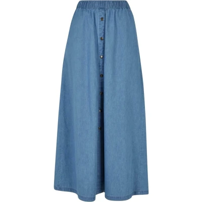 Imagen de Urban Classics LONG WIDE Light Falda larga, Mujer, Talla: XS, Skyblue washed