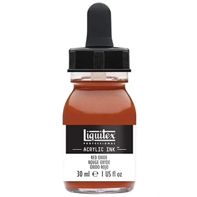 Imagen de Liquitex Tinta Acrílica Ink Profesional Frasco 30 ml, Óxido de Hierro Rojo