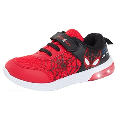 Imagen de Marvel Spiderman Zapatillas deportivas para niños con luces intermitentes, Red, 31 EU