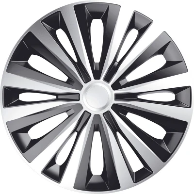 Imagen de J TEC Multi J14549 Tapacubos 14Pulgada negro/plata