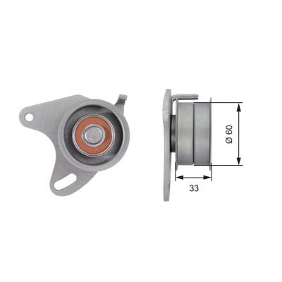 Imagen de GATES T42129 Polea tensora, correa dentada Tru Power MITSUBISHI: PAJERO 2, L200 III Pick up, 3, HYUNDAI: H 1 / Starex MPV, Terracan