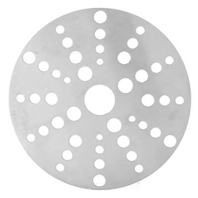 Imagen de Quemador de Fuegos Gas,Placa Difusora Calor, Cazuela Acero Inoxidable Placa Calor Especial Inducción Disco Convertidor para Estufa Gas Cocina Vidrio(18CM)