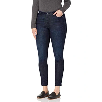 Imagen de Amazon Essentials Vaqueros Skinny de Talle Medio para Silueta Curvy Mujer, Lavado Oscuro, 40 42