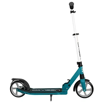 Imagen de Foldable Adjustable Scooter 200mm Green SKIDS Control Oxygen