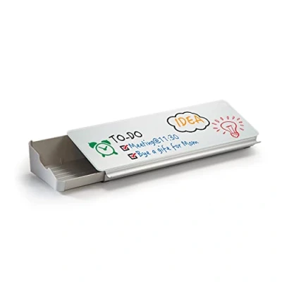 Imagen de Audio Visual Direct Pizarra de Vidrio Para Escritorio/Almohadilla Computadora Borrado en Seco/Organizador Escritorio/Tablero Notas Escritorio Blanco