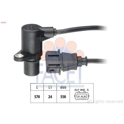 Imagen de FACET 9.0273 Sensor de Cigueñal Made in Italy OE Equivalent VOLKSWAGEN: Golf 3, Passat B3/B4 Variant, 3 Cabrio