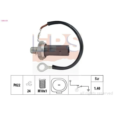 Imagen de EPS 1.800.159 Sensor de Presión Aceite M10x1 1 Made in Italy OE Equivalent VOLKSWAGEN: Golf 5, Touran I, Passat B6 Berlina, AUDI: A4 B7 Berlina