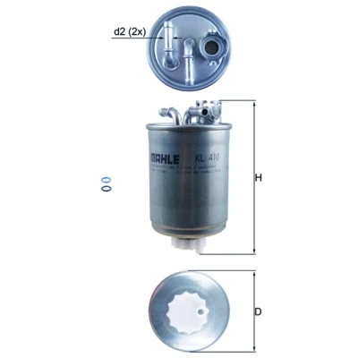Imagen de Filtro combustible KNECHT KL 410D