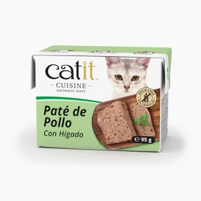Imagen de Paté para Gatos Catit Cuisine, Pollo con Hígado 95g