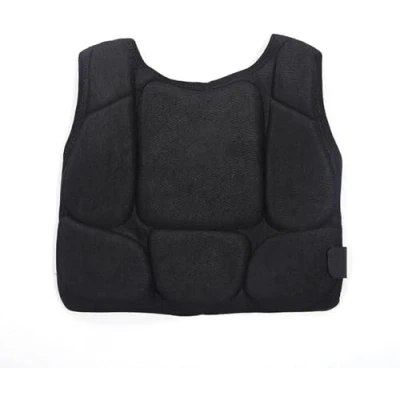 Imagen de DuxuMmade chaleco protector de pecho entrenamiento marcial, absorción golpes, protección pecho, para karate, taekwondo, boxeo, artes marciales (L)