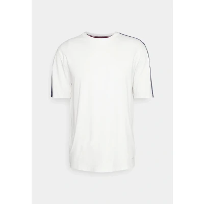 Imagen de Tommy Hilfiger Hombre Camiseta manga corta Regular Fit, Blanco (Ecru), S