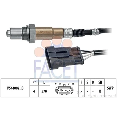 Imagen de FACET 10.8237 Sonda lambda Made in Italy OE Equivalent térmico, plana, Rosca engrasada 4 FIAT: 500 Hatchback