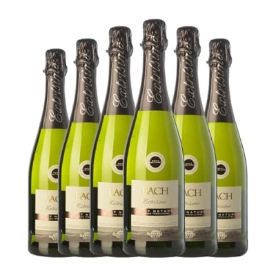Imagen de Bach Extrísimo Brut Nature Cava Joven 75 cl Espumoso blanco (Caja de 6 Botellas cl)