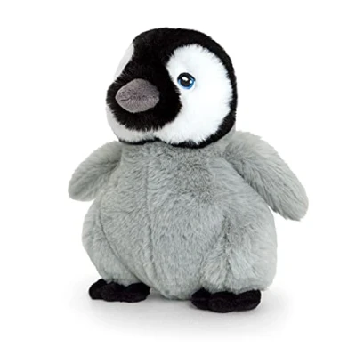 Imagen de Keel Toys Keeleco Baby Plush Penguin 18 cm SE6569, Grey, White, Black