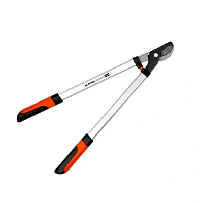 Imagen de Tijera de Podar a 2 Manos Modelo J500 Fabricadas en Acero Teflonado y Empuñadura Bimaterial Corte Bypass con Gancho 70 cm Longitud Ideal para Podas Secas Altuna