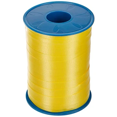 Imagen de C.E. PATTBERG cinta regalo color amarillo, 250 m de embalar para rizar, 10 mm ancho manualidades, decoración y envolver regalos cualquier ocasión