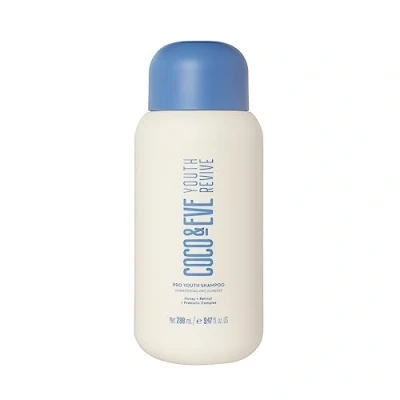 Imagen de Champú Pro Youth Coco &amp; Eve. Antiedad que Aporta Fortaleza, Brillo y Volumen. Cuero Cabelludo Sano. con Miel, Retinol Prebióticos para un Cabello Joven (9,47 fl oz / 280 ml)
