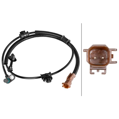 Imagen de HELLA 6PU 358 218 611 Sensor de ABS con soporte Hall 2 1015