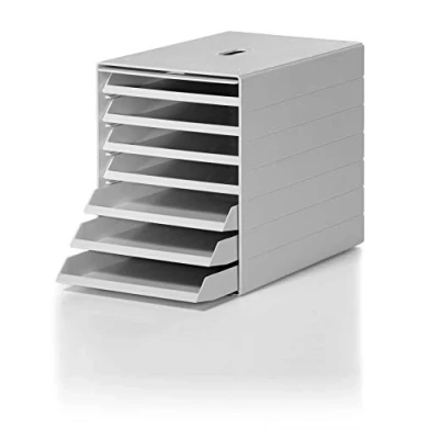 Imagen de Durable 1712001050 Cajonera Idealbox Plus, 1 pieza, gris, con el panel frontal