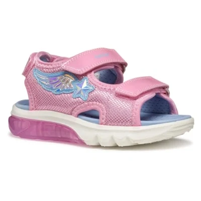 Imagen de Geox Ciberdron Sandalias para niños, Talla: 27, Pink/light sky Zapatos