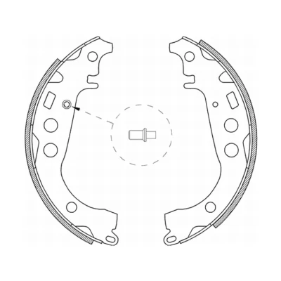 Imagen de ABE C02059ABE Zapatas de Freno Eje trasero 200 32 TOYOTA: Yaris I Hatchback, II Corolla IX SUBARU: JUSTY 4