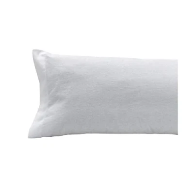 Imagen de SABANALIA Funda de Almohada Franela, 135 155 x 45, Blanco