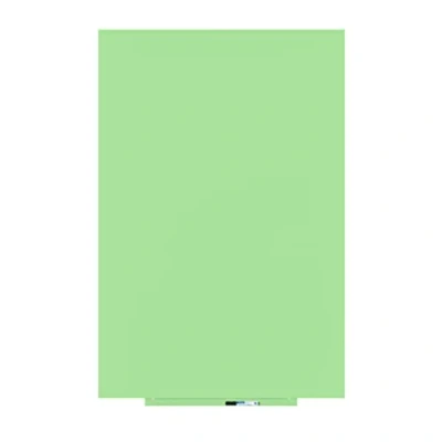 Imagen de Rocada Pizarra Verde de Rotulador Magnética Sin Marco Imantada Pared Sistema Sujeción Patentado con Imán 100 x 150 cm