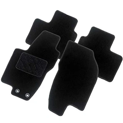 Imagen de AutoStyle TM TO528 Juego de alfombrillas suelo textil delante y detrás 4 negro TOYOTA: Yaris II Hatchback