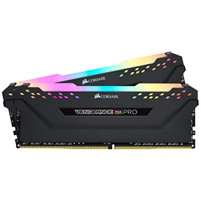 Imagen de Corsair Vengeance RGB Pro 16GB (2x8GB) DDR4 3600 (PC4 28800) C16 Memoria de Escritorio Negro