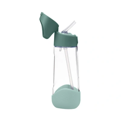 Imagen de Botella de Tritán con Pajita 600 ml Emerald Forest
