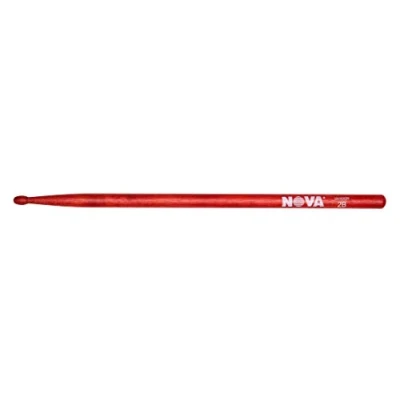 Imagen de Vic FIrth Baquetas NOVA 2B Punta de Madera color rojo