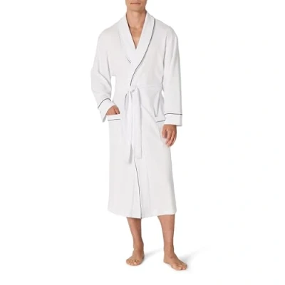 Imagen de Amazon Essentials Albornoz Ligero (Disponible en Talla Grandes y Largos Especiales) Hombre, Blanco, M L