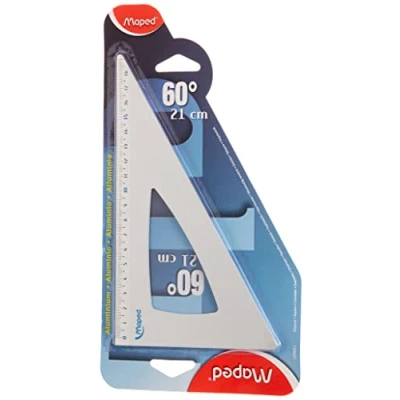 Imagen de Maped M120621 Reglas de geometría, gris, 1 unidad