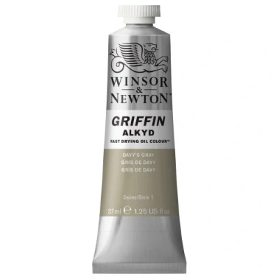 Imagen de Winsor &amp; Newton Griffin Alkyd Tubo óleo de secado rápido, 37 ml, Gris Davy