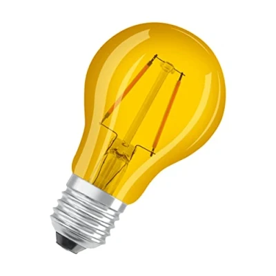 Imagen de OSRAM LED lámpara decorativa con base E27, amarillo, 2200K, 2.50W, reemplazo para bombilla de 15W, claro, STAR DECO CLASSIC A, paquete 6