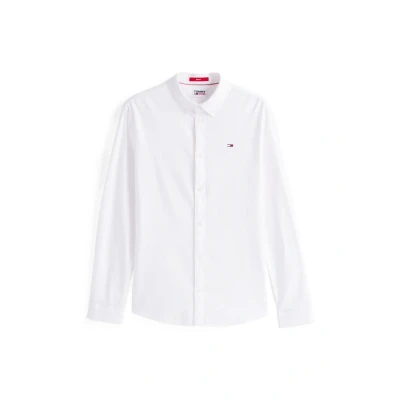 Imagen de Tommy Jeans SLIM Stretch Oxford Shirt Camisa, Hombre, Talla: XS, White