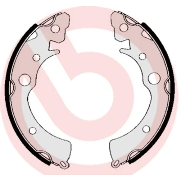Imagen de BREMBO S 28 505 Zapatas de Freno 180 31 HONDA: CRX 2